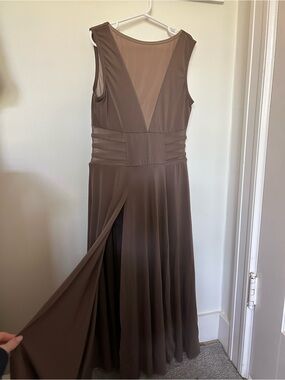 Brown dance costume dress